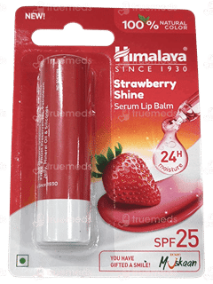 Himalaya Strawberry Shine Lip Care 4.5Gm