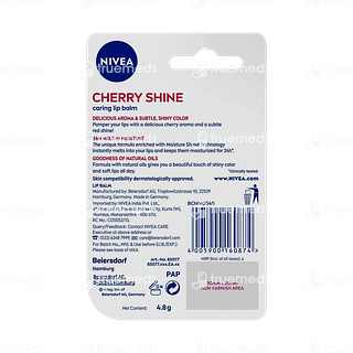 Nivea Lip Balm Cherry Shine 4.8 GM