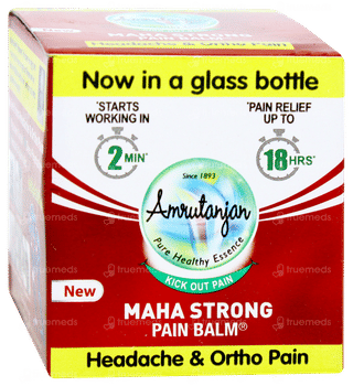 Amrutanjan Maha Strong Pain Balm 8ml