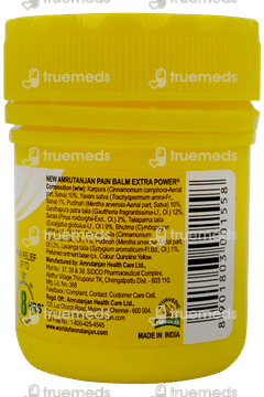 Amrutanjan Aromatic Action Extra Power New Pain Balm 27.5ml