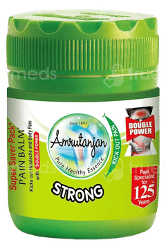 Amrutanjan Strong Double Power Pain Balm 7.2Gm