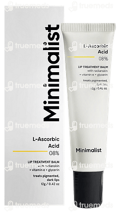 Minimalist L Ascorbic Acid 8 % Lip Balm 12 GM