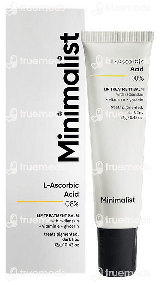 Minimalist L Ascorbic Acid 8 % Lip Balm 12 GM