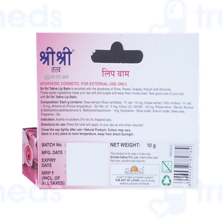 Sri Sri Tattva Lip Balm 10 GM