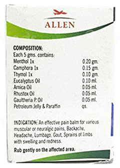 Allen Relax Balm 15 Gm