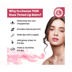 Tnw Tinted Rose Oil And Shea Butter Lip Balm 6 Gm