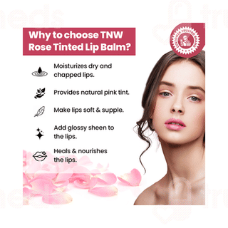 Tnw Tinted Rose Oil And Shea Butter Lip Balm 6 Gm
