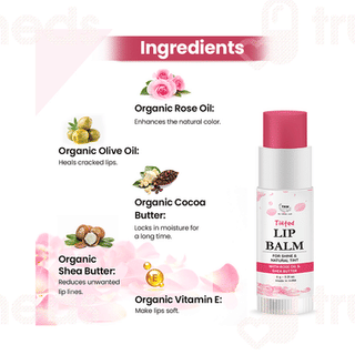 Tnw Tinted Rose Oil And Shea Butter Lip Balm 6 Gm
