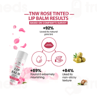Tnw Tinted Rose Oil And Shea Butter Lip Balm 6 Gm