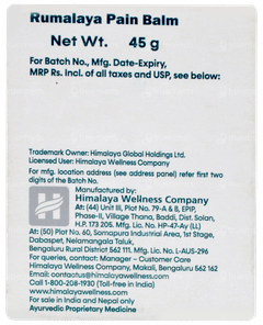 Himalaya Rumalaya Strong With Mint Pain Balm 45gm