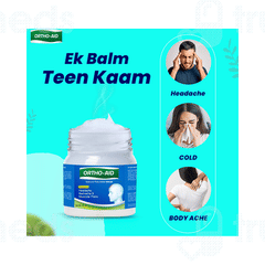 Ortho Aid Natural Pain Relief Balm 10 ML Ortho Aid Natural Pain Relief Balm 10 ML
