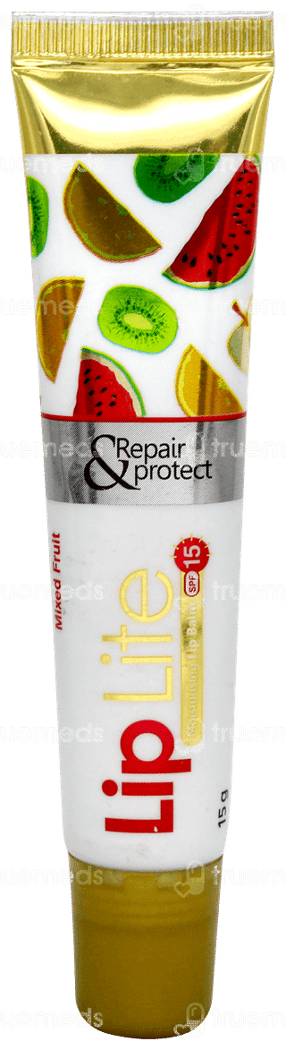 Liplite Spf 15 Mixed Fruit Moisturising Lip Balm 15gm