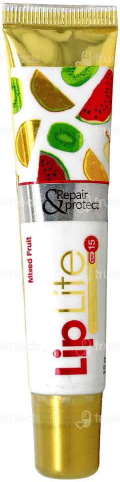 Liplite Spf 15 Mixed Fruit Moisturising Lip Balm 15Gm