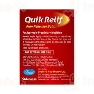 Quik Relif Balm 10 ML