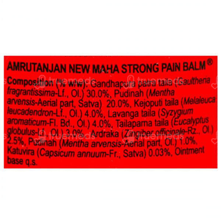 Amrutanjan Maha Strong Pain Balm 27.5Ml
