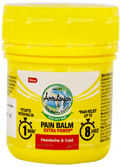 Amrutanjan Extra Power New Pain Balm 50ml Amrutanjan Extra Power New Pain Balm 50ml