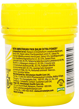 Amrutanjan Extra Power New Pain Balm 50ml