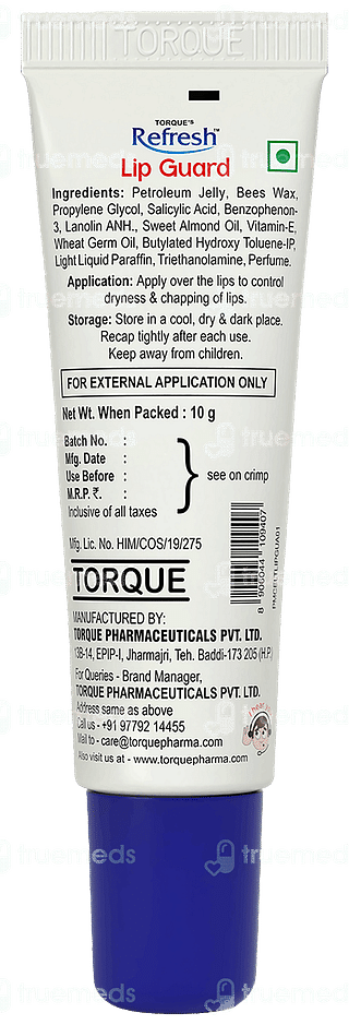 Torque Refresh Lip Guard With Herbal Extracts 10gm