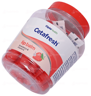 Cetafresh Strawberry And Vitamin E Lip Balm 10gm