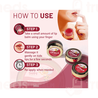 Baby Organo Natural Beetroot Lip Balm 8gm