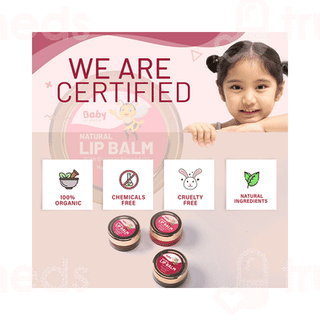 Baby Organo Natural Beetroot Lip Balm 8gm