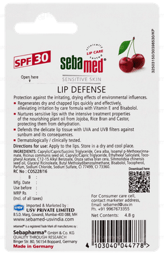 Sebamed Spf 30 Cherry Lip Defense 4.8gm