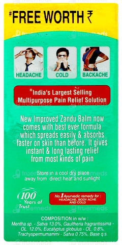 Zandu Balm 25ml With Kesh King Shampoo Free