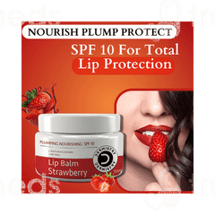 Dermistry Plumping Nourishing Spf 10 Strawberry Lip Balm 15ml