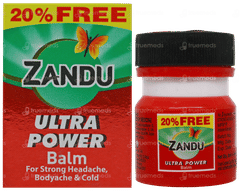 Zandu Ultra Power Balm 8Ml + 1.6Ml Free
