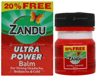 Zandu Ultra Power Balm 8Ml + 1.6Ml Free