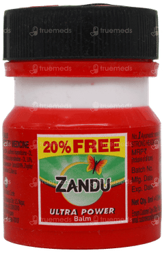 Zandu Ultra Power Balm 8Ml + 1.6Ml Free