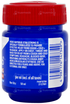 Vicks Vaporub Xtra Strong 2x Menthol 50ml