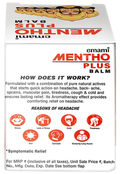 Emami Mentho Plus Balm 25Ml
