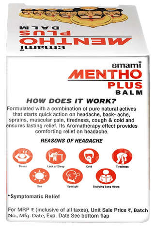 Emami Mentho Plus Balm 25Ml