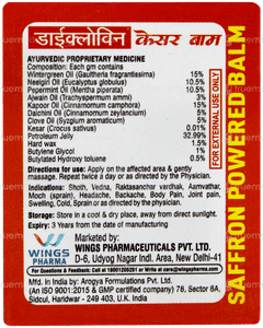 Diclowin Kesar Balm 10gm
