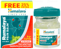 Himalaya Rumalaya Strong With Mint Pain Balm 8gm + 2gm Free