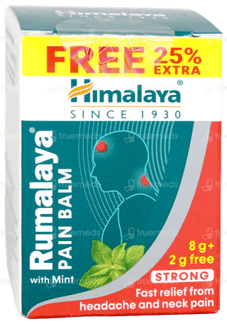 Himalaya Rumalaya Strong With Mint Pain Balm 8gm + 2gm Free