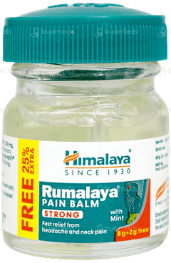 Himalaya Rumalaya Strong With Mint Pain Balm 8gm + 2gm Free