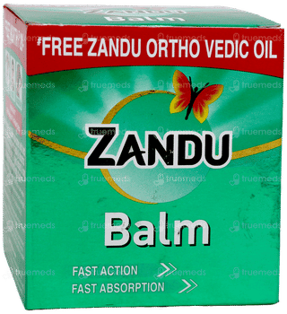 Zandu Balm 50Ml With Zandu Ortho Vedic Oil 12Ml Free