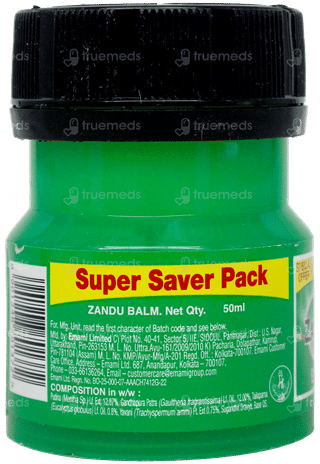 Zandu Balm 50Ml With Zandu Ortho Vedic Oil 12Ml Free
