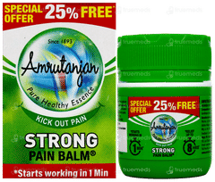 Amrutanjan Strong Pain Balm 8Ml + 2Ml Free
