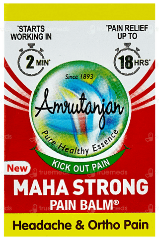 Amrutanjan New Maha Strong Pain Balm 8Ml