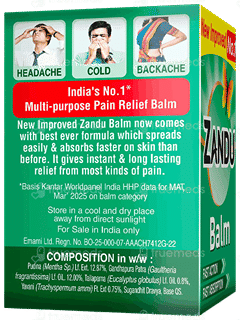 Zandu New Improved Balm 10Ml