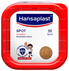 Hansaplast Spot Antiseptic Medicated Dressings 50 Hansaplast Spot Antiseptic Medicated Dressings 50