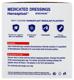 Hansaplast Regular Antiseptic Strips 100