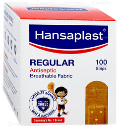 Hansaplast Regular Antiseptic Strips 100 Hansaplast Regular Antiseptic Strips 100