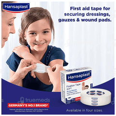 Hansaplast 7.5cm X 9.14m Soft Fixation Tape 1