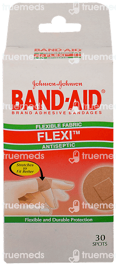 Johnsons Flexi Antiseptic Band Aid 30