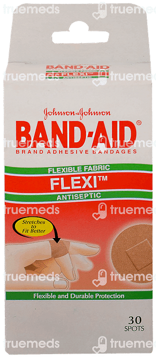 Johnsons Flexi Antiseptic Band Aid 30