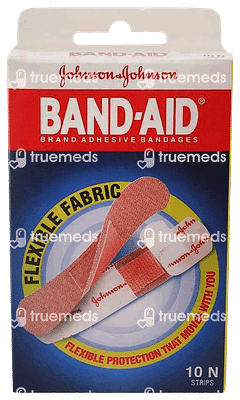 Johnsons Flexible Fabric Band Aid 10